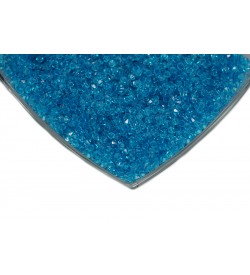 Kristalize Prizma Akrilik Boncuk Mavi