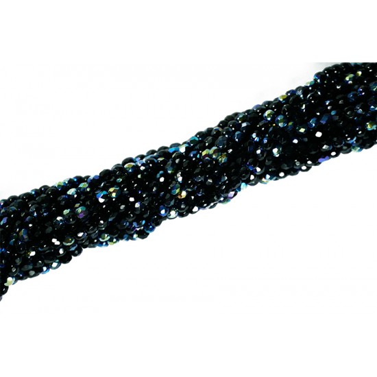 Siyah Yanardöner Çek Kristali 4 mm