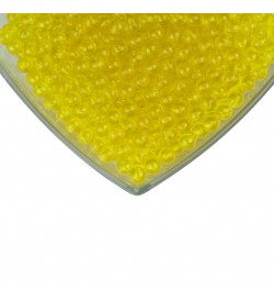 Deliksiz Kabak Boncuğu 8 mm 100 gr Sarı