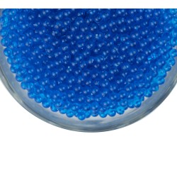 Deliksiz Kabak Boncuğu 4 mm 20 gr Canlı Mavi