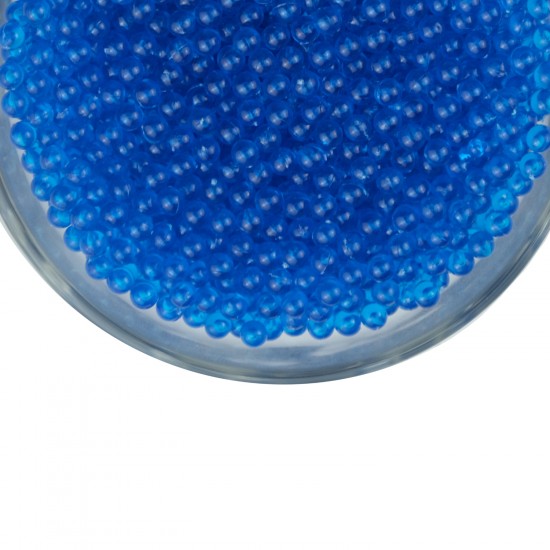 Deliksiz Kabak Boncuğu 4 mm 20 gr Canlı Mavi