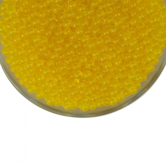 Deliksiz Kabak Boncuğu 4 mm 20 gr Canlı Sarı