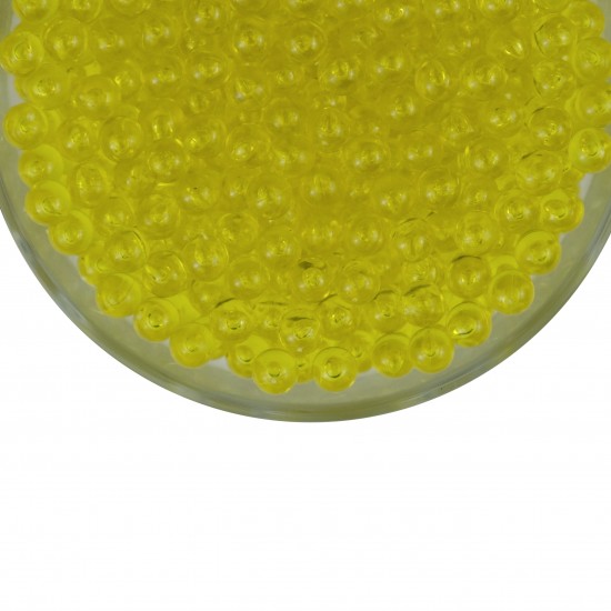 Deliksiz Kabak Boncuğu 6 mm 100 gr Canlı Sarı