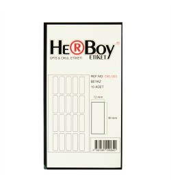 Herboy Tırnak Etiket 12 x 30 mm