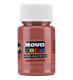 Nova Color Akrilik Boya Şişe 30 Cc Bakır