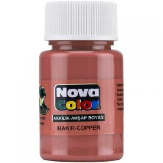 Nova Color Akrilik Boya Şişe 30 Cc Bakır