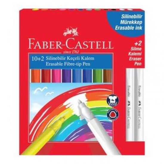 Faber-Castell Silinebilir Keçeli Kalem 12R