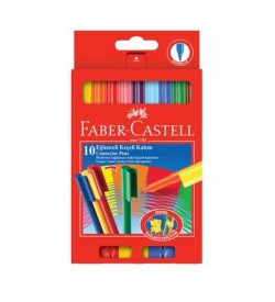Faber Castell Eğlenceli Keçeli Kalem 10lu Poşet 