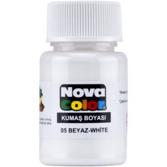 Nova Color Kumaş Boyası Beyaz Şişe
