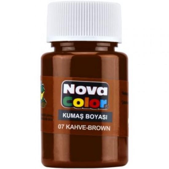 Nova Color Kumaş Boyası Kahve Şişe