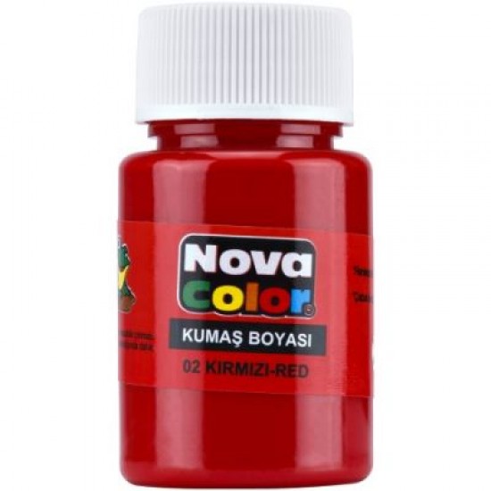 Nova Color Kumaş Boyası Kırmızı Şişe