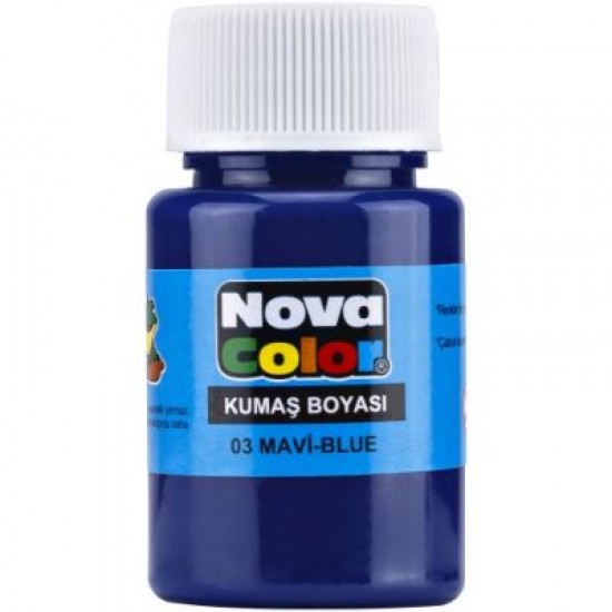 Nova Color Kumaş Boyası Mavi Şişe