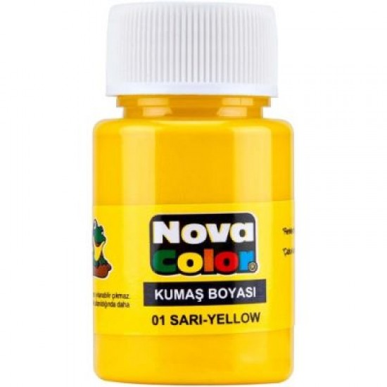 Nova Color Kumaş Boyası Sarı Şişe
