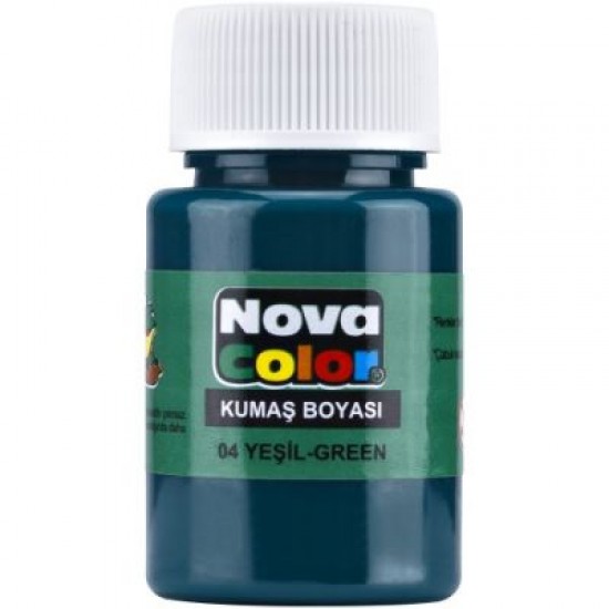 Nova Color Kumaş Boyası Yeşil Şişe