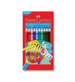 Faber Castell Karton Kutu Aquarel Boya Kalemi 12 Renk