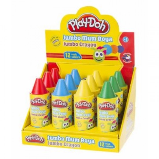Play-Doh Crayon Tüp Mum Boya 12 Renk