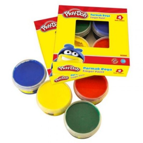 Play-Doh 4 Renk Parmak Boyası 50ml