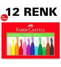 Faber Castell Karton Kutu Pastel Boya 12 Renk 