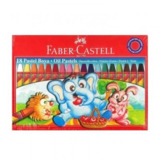 Faber Castell Karton Kutu Pastel Boya 18 Renk