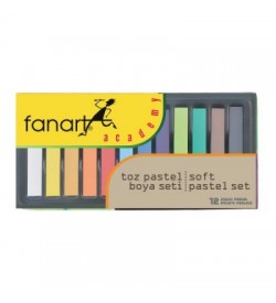 Fanart Academy Yumuşak Pastel Seti 12 Renk