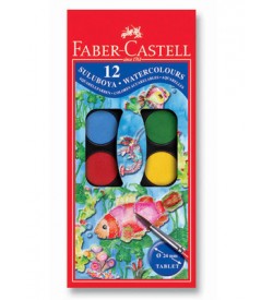 Faber Castell Redline Suluboya 12 Renk Küçük Boy