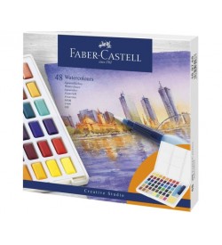 Faber Castell Creative Studio Tablet Sulu Boya 48 Renk