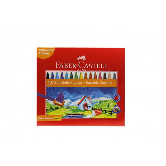 Faber Castel 15 Renk Silinebilir Crayons Boya