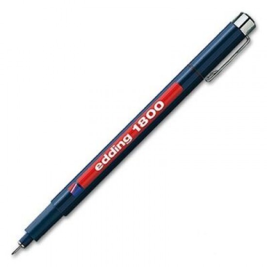 Edding Teknik Çizim Kalemi Mavi 0.1mm E-1800