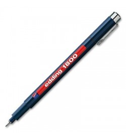 Edding Teknik Çizim Kalemi Kırmızı 0.5mm E-1800