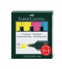 Faber Castell Textliner Fosforlu Kalem 4lü