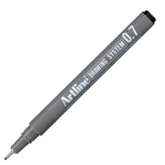 Artline Drawing System 0.7 Çizim Kalemi Uç 0.7mm Siyah