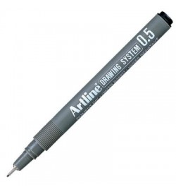 Artline Drawing System 0.5 Çizim Kalemi Uç 0.5mm Siyah