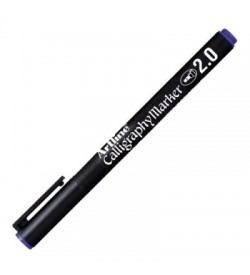 Artline Calligraphy Marker 2.0 Permanent Kaligrafi Markörü Uç 2.0mm Mavi
