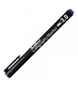 Artline Calligraphy Marker 3.0 Permanent Kaligrafi Markörü Uç 3.0mm Mavi