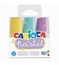 Carioca Pastel Renk Mini İşaretleme Kalemi 3lü