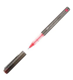 Faber Castell Roller Free Ink Needle 0.7 Mm Kırmızı