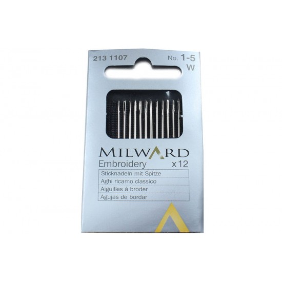 Milward Çelik Nakış İğnesi No:1-5