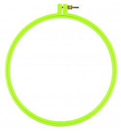 Hello Vidalı Plastik Nakış Kasnağı 24 cm Yeşil