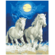 Goblen Seti | 40X50 | Beyaz Atlar