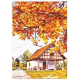 Goblen Seti | 22X30 | Sonbaharda Ağaç