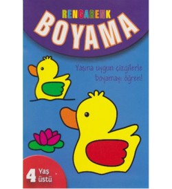Rengarenk Boyama - 4 Yaş Üstü Kolektif Parıltı Yayınları 