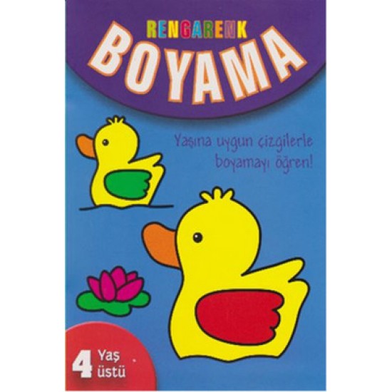 Rengarenk Boyama - 4 Yaş Üstü Kolektif Parıltı Yayınları 