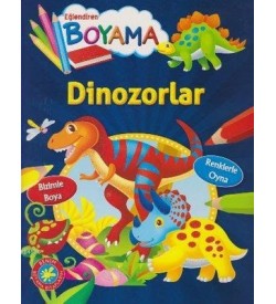 Eğlendiren Boyama - Dinozorlar  Kolektif Parıltı Yayınları 