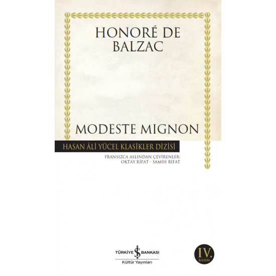 Modeste Mignon Hasan Ali Yücel Klasikleri Honoré de Balzac İş Bankası Kültür Yayınları