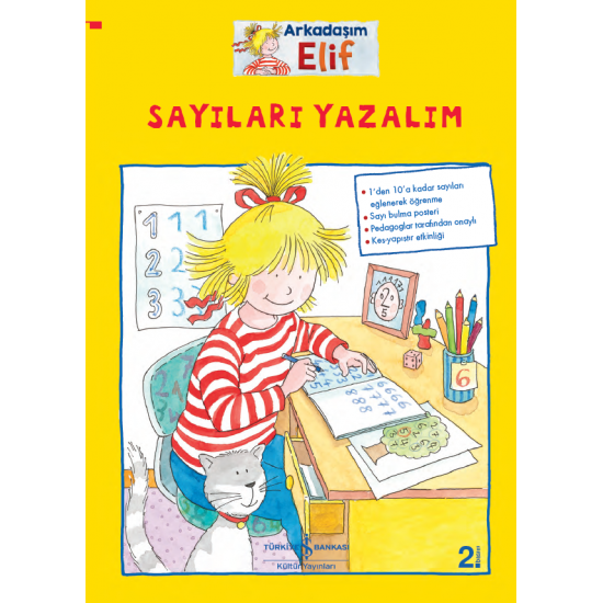 Arkadaşım Elif – Sayıları Yazalım - Hanna Sörensen - İş Bankası Kültür Yayınları 