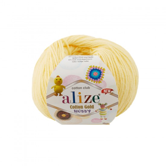 Alize Cotton Gold Hobby New Açık Sarı-187
