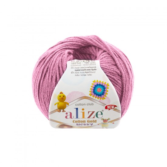 Alize Cotton Gold Hobby New Pembe-98