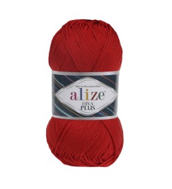 Alize Diva Plus Kırmızı 056