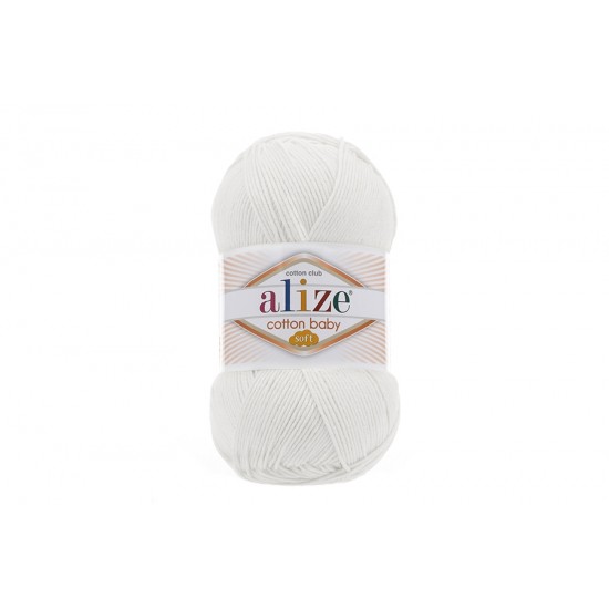 Alize Cotton Baby Soft Beyaz-55