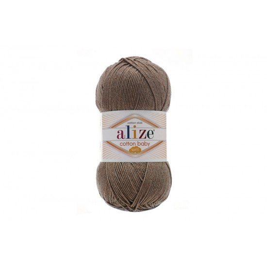 Alize Cotton Baby Soft Kahve Melanj-240